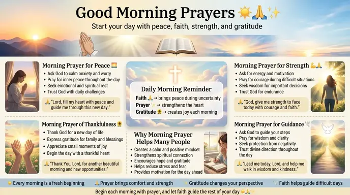 good morning prayers