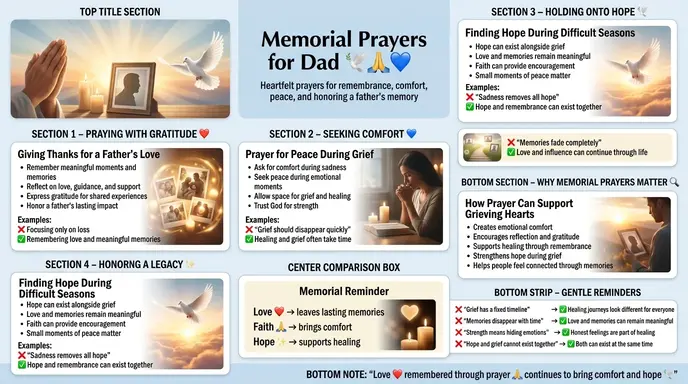 memorial prayers for dad