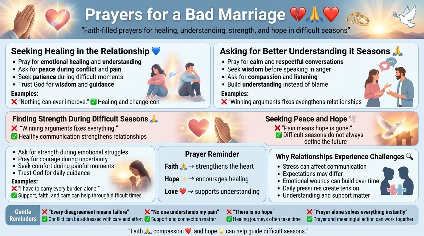 prayers for a bad marriage