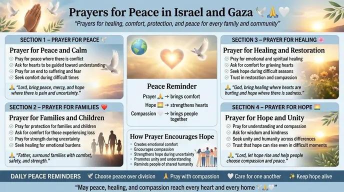 prayers for peace in israel and gaza