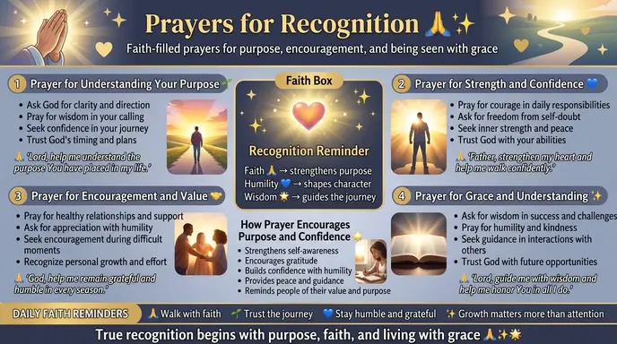 prayers for recognition