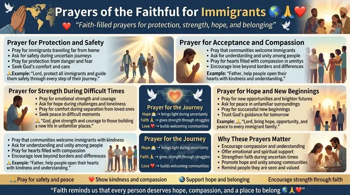prayers of the faithful for immigrants