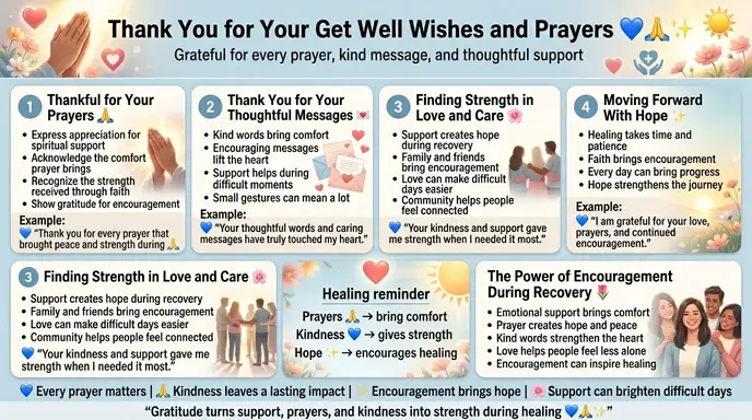thank you for your get well wishes and prayers