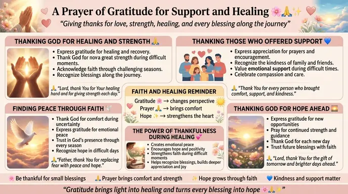 🌸 A Prayer of Gratitude for Support and Healing