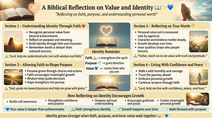 📖 A Biblical Reflection on Value and Identity