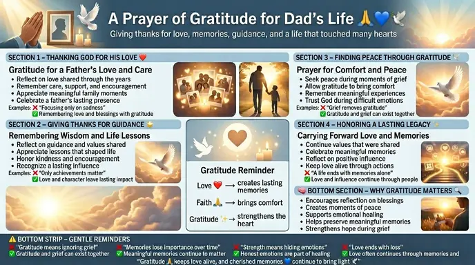 🙏 A Prayer of Gratitude for Dad's Life