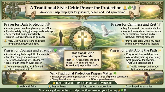 🙏 A Traditional-Style Celtic Prayer for Protection
