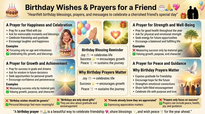 birthday wishes prayers for friend