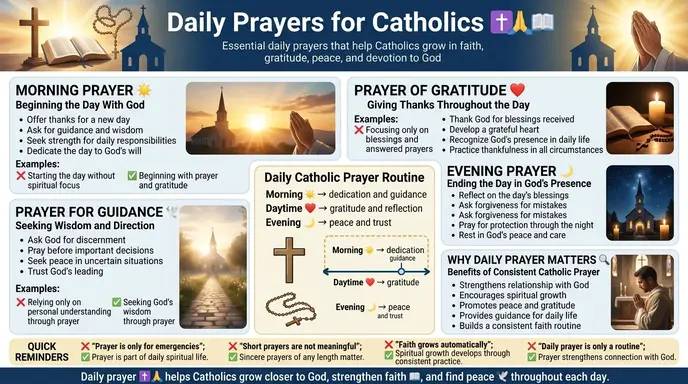 daily prayers for catholic
