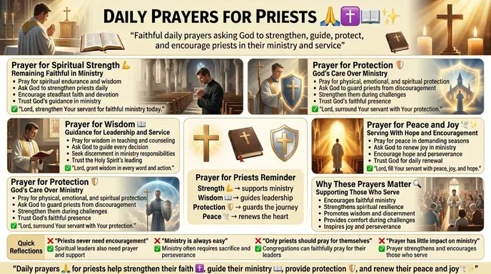 daily prayers for priests