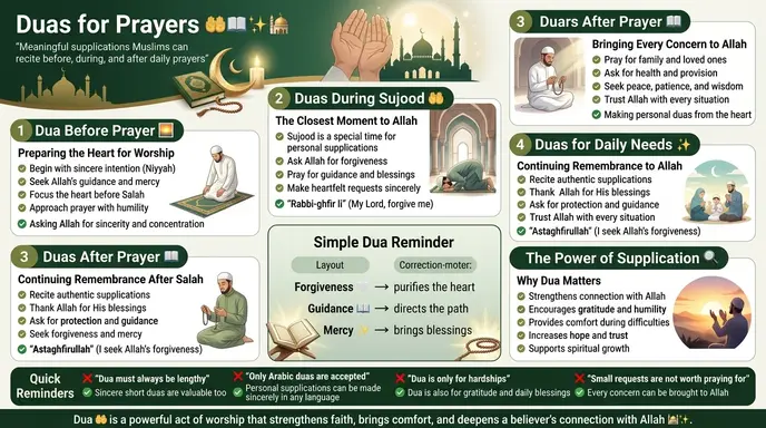 duas for prayers