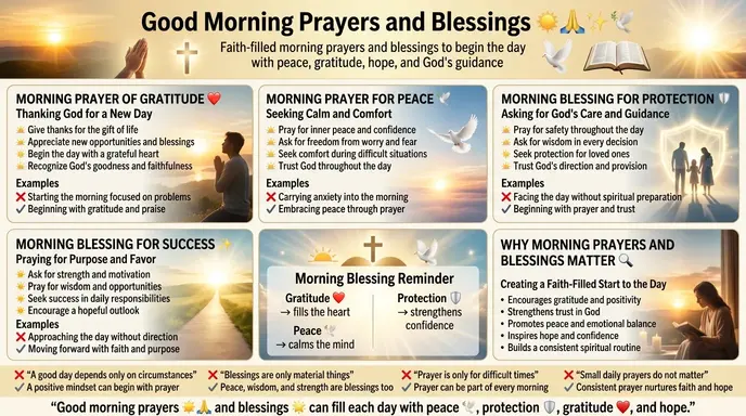 good morning prayers and blessings