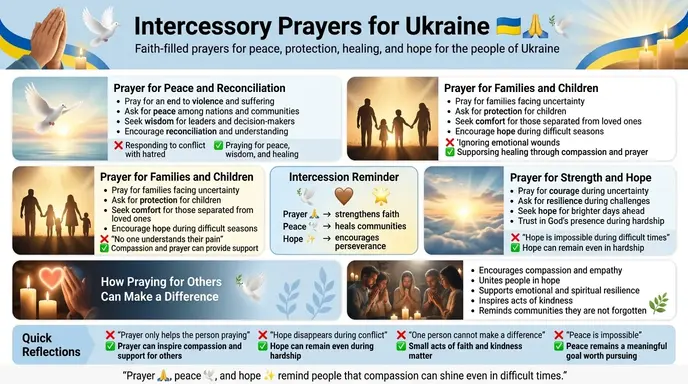 intercessory prayers for ukraine