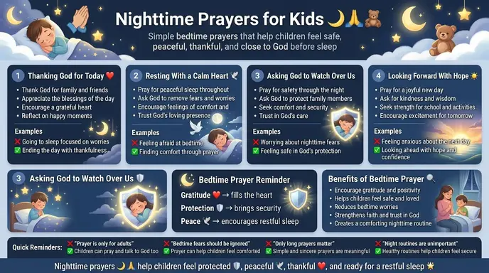 Nighttime Prayers for Kids