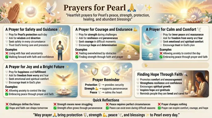 prayers for pearl
