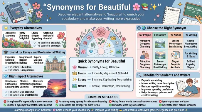 Synonyms for Beautiful