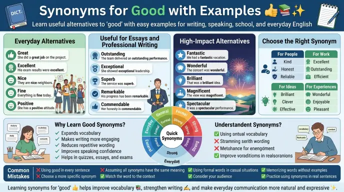 synonyms for good examples