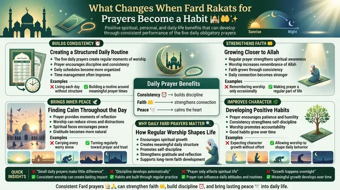 What Changes When Fard Rakats for Prayers Becomes a Habit