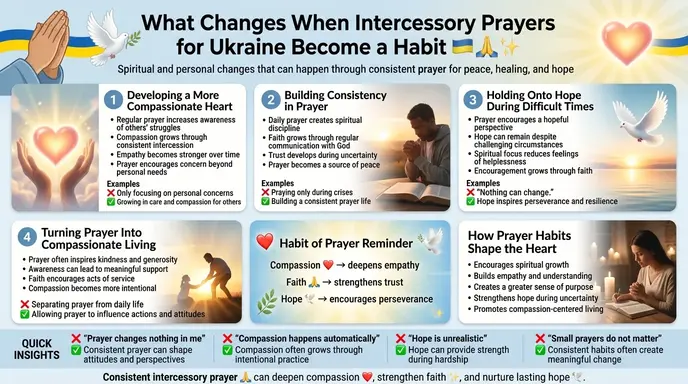 What Changes When Intercessory Prayers for Ukraine Becomes a Habit