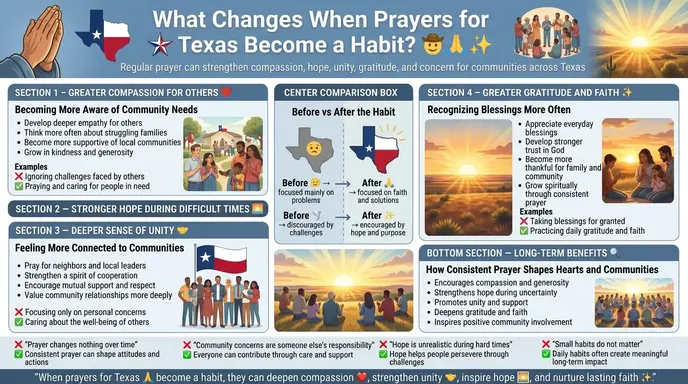 What Changes When Prayers for Texas Become a Habit