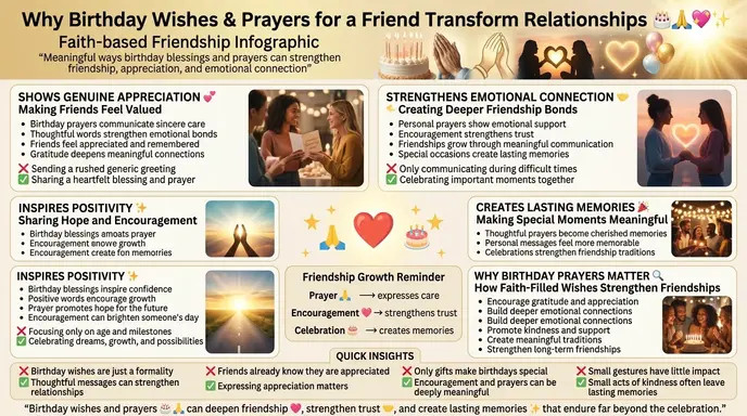 Why Birthday Wishes Prayers for Friend Transform Relationships