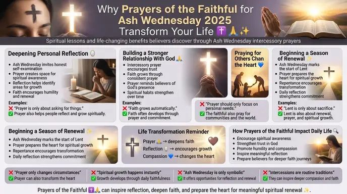 Why Prayers of the Faithful for Ash Wednesday 2025 Transform Your Life