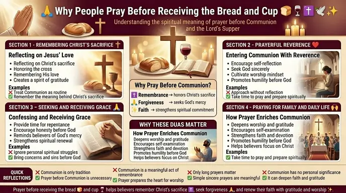 🙏 Why People Pray Before Receiving the Bread and Cup