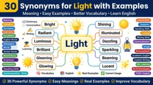 synonyms for light examples