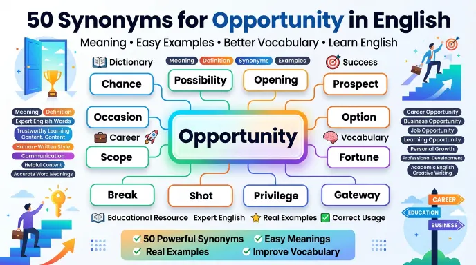 synonyms for opportunity