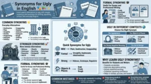 synonyms for ugly in english